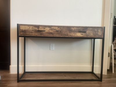 Rustic Industrial Console / Sofa Table