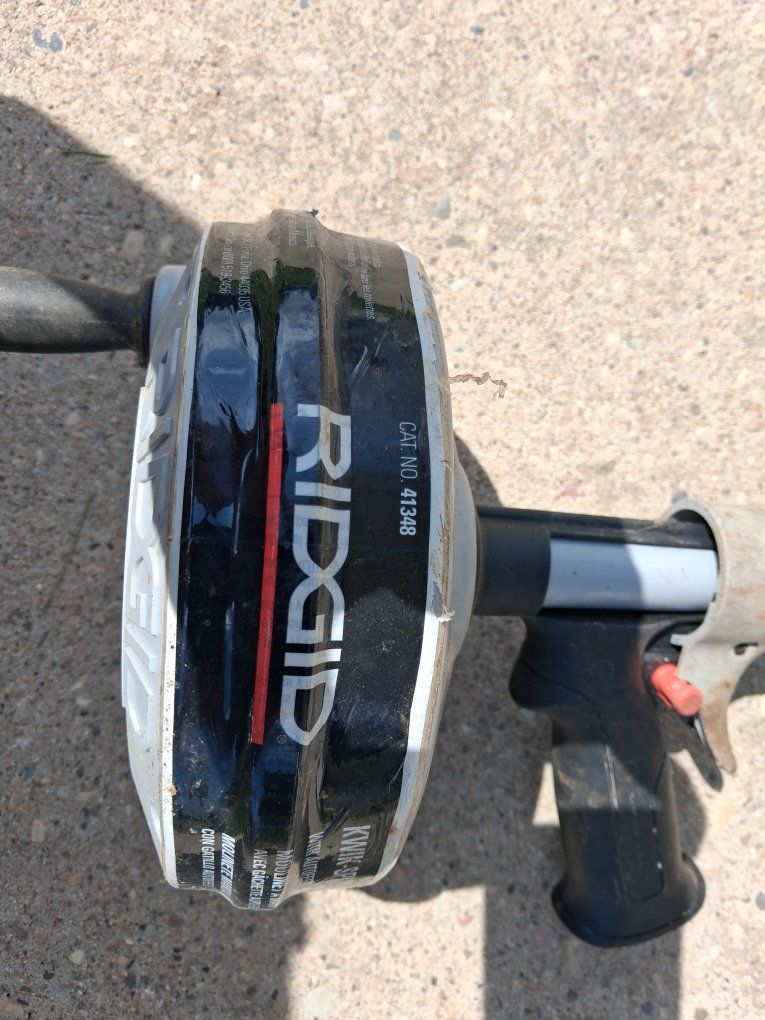 RIDGID K-25-BP Manual Drain Cleaner 25ft Kink-Resistant Cable Cat No. 41348 Used