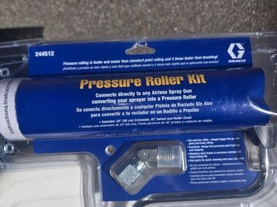 Graco 244512 Pressure Roller Kit - New in Package