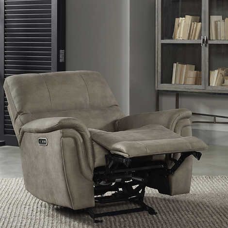 Barcalounger Fabric Power Glider Recliner with Power Headrest 1441775 #87238