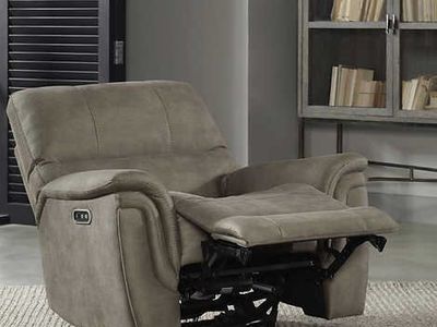 Barcalounger Fabric Power Glider Recliner with Power Headrest 1441775 #87238