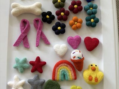 Felt balls/garlands/letters/shapes biz liquidation