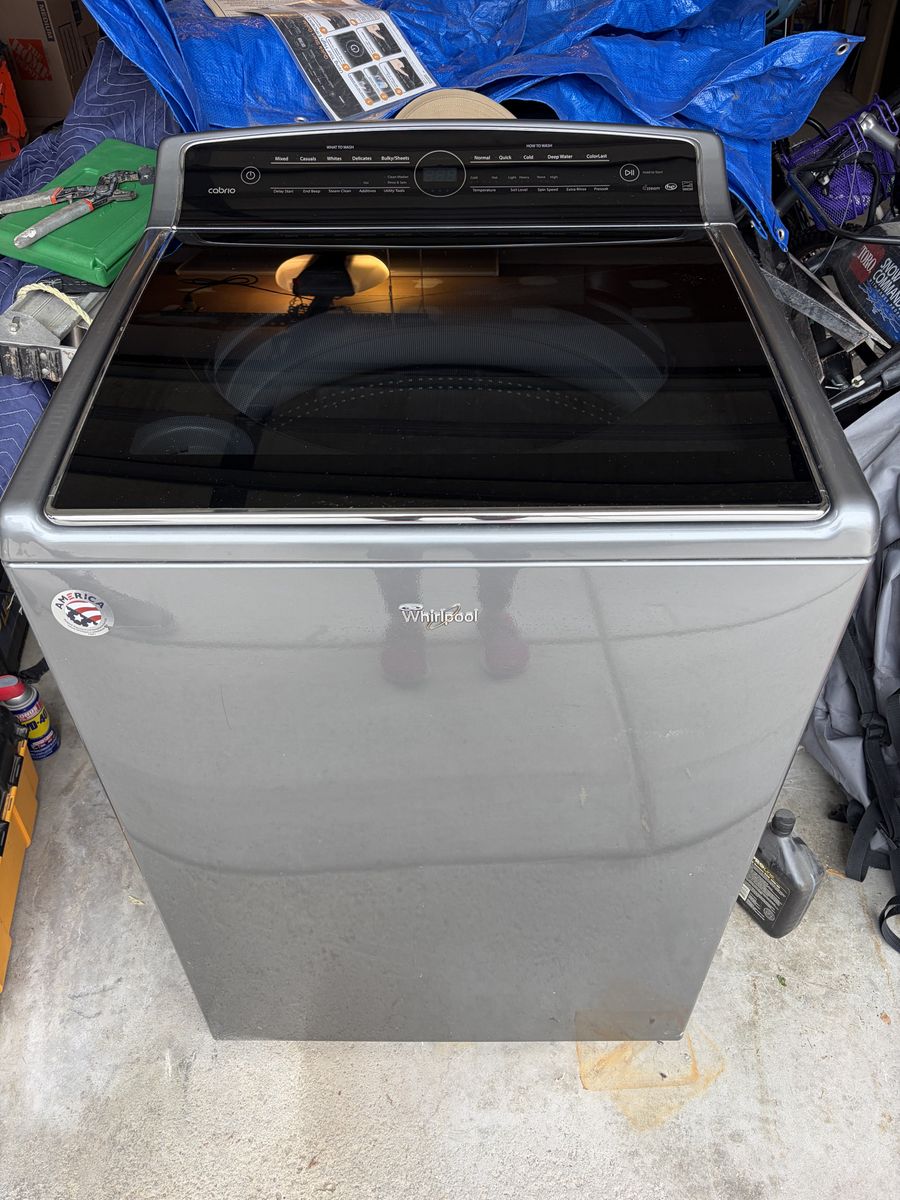 Whirlpool Cabrio Washer Chrome Shadow Color