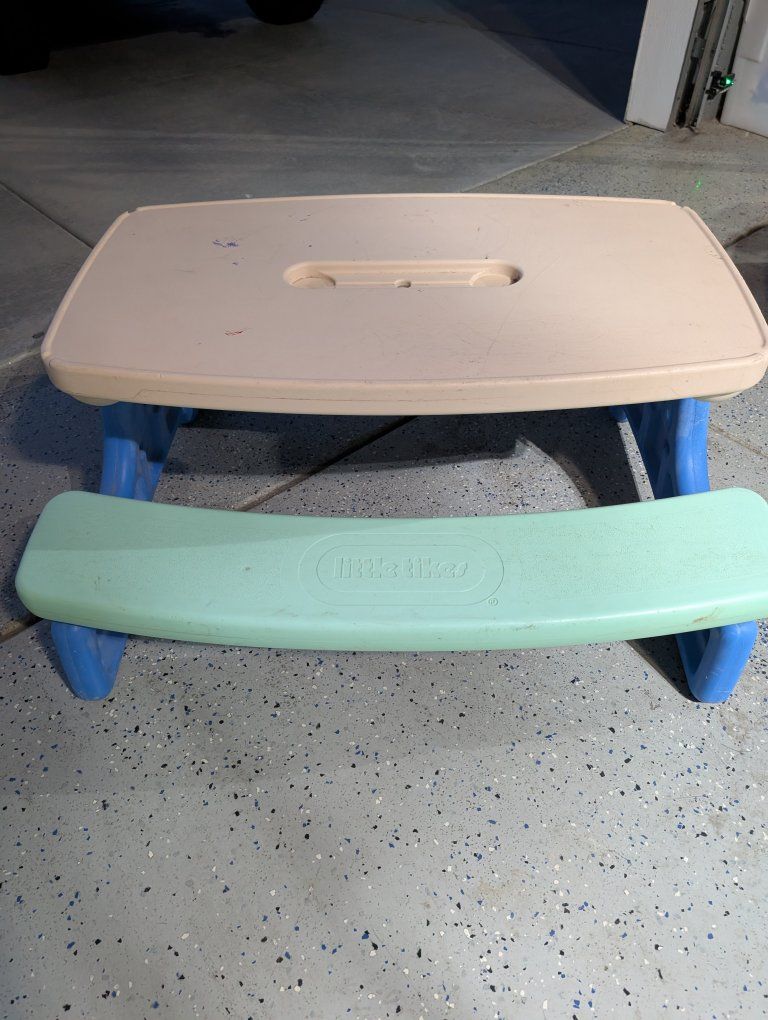 Little Tikes picnic table