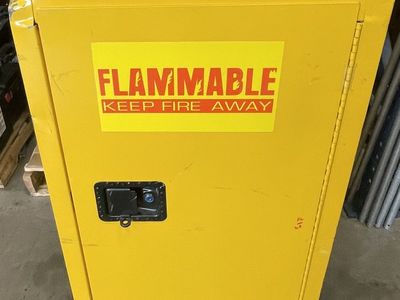 Flammable Liquid Storage Cabinet Yellow
