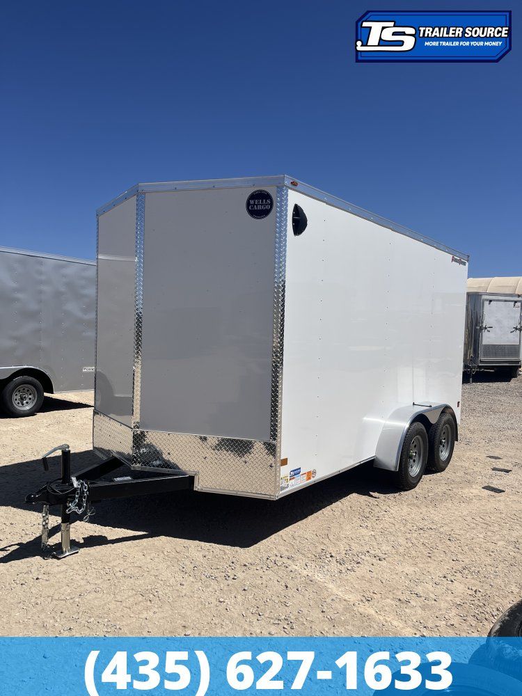 7x14 Wells Cargo FastTrac Enclosed Cargo Trailer - 7'0" Interior - 7K GVWR -