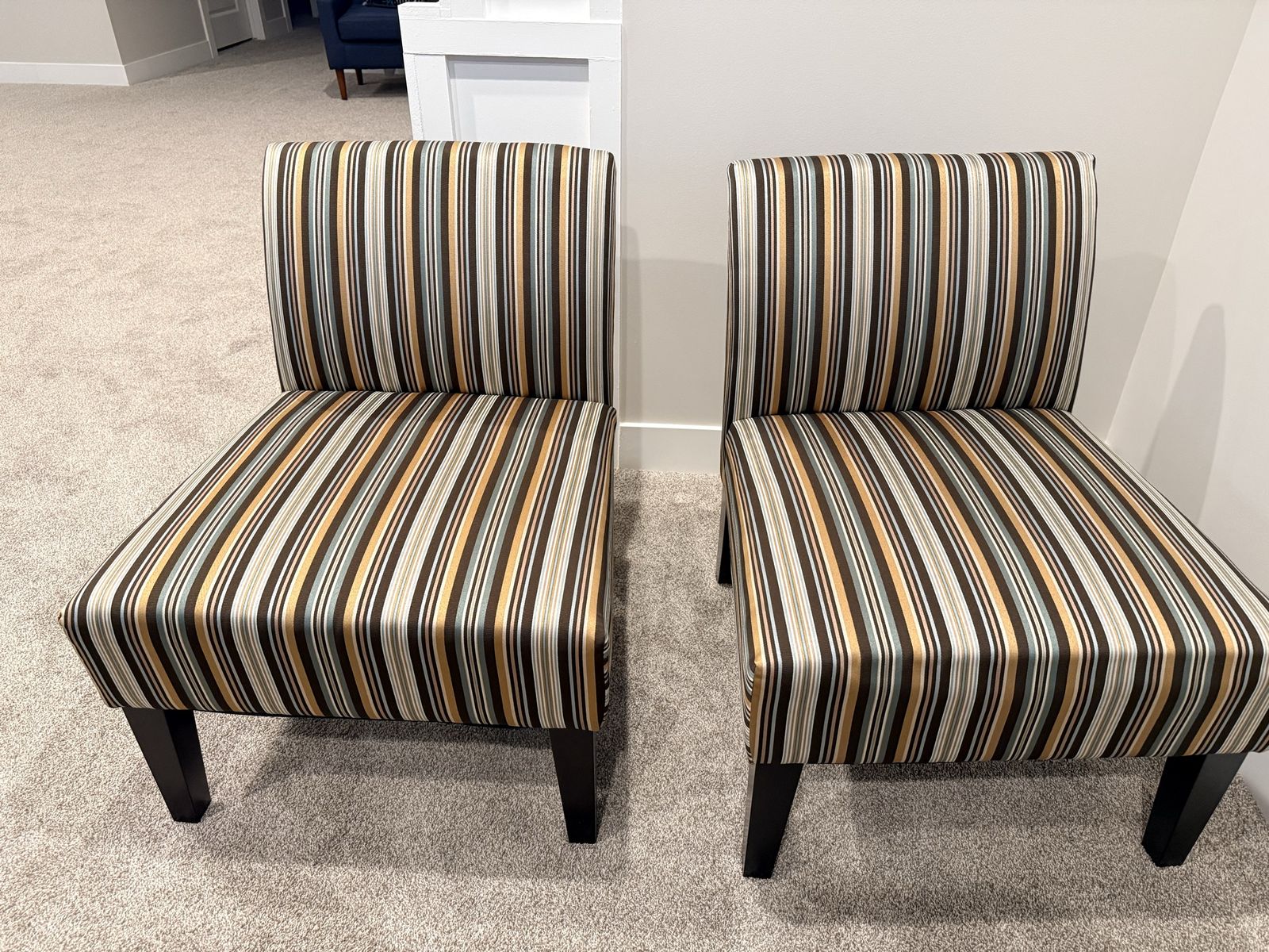 Pair of Comfortable Accent Chairs