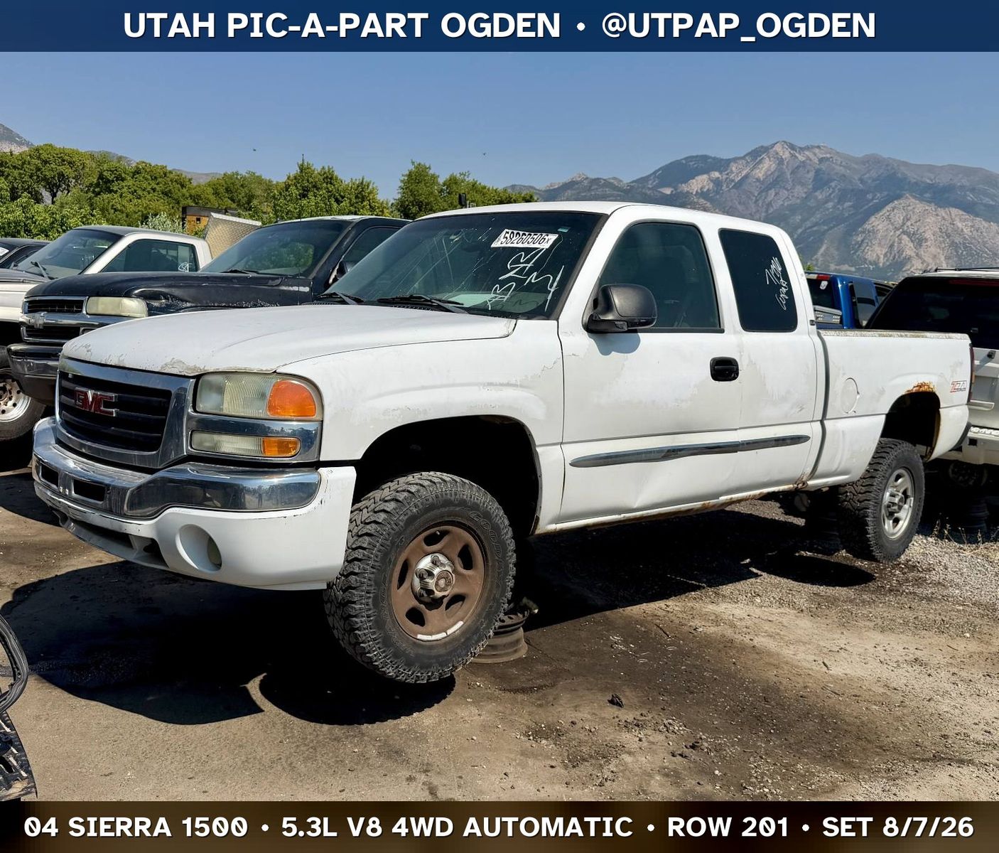 Just In! 2004 GMC Sierra 1500 GMT800 Parts - UTPAP Ogden