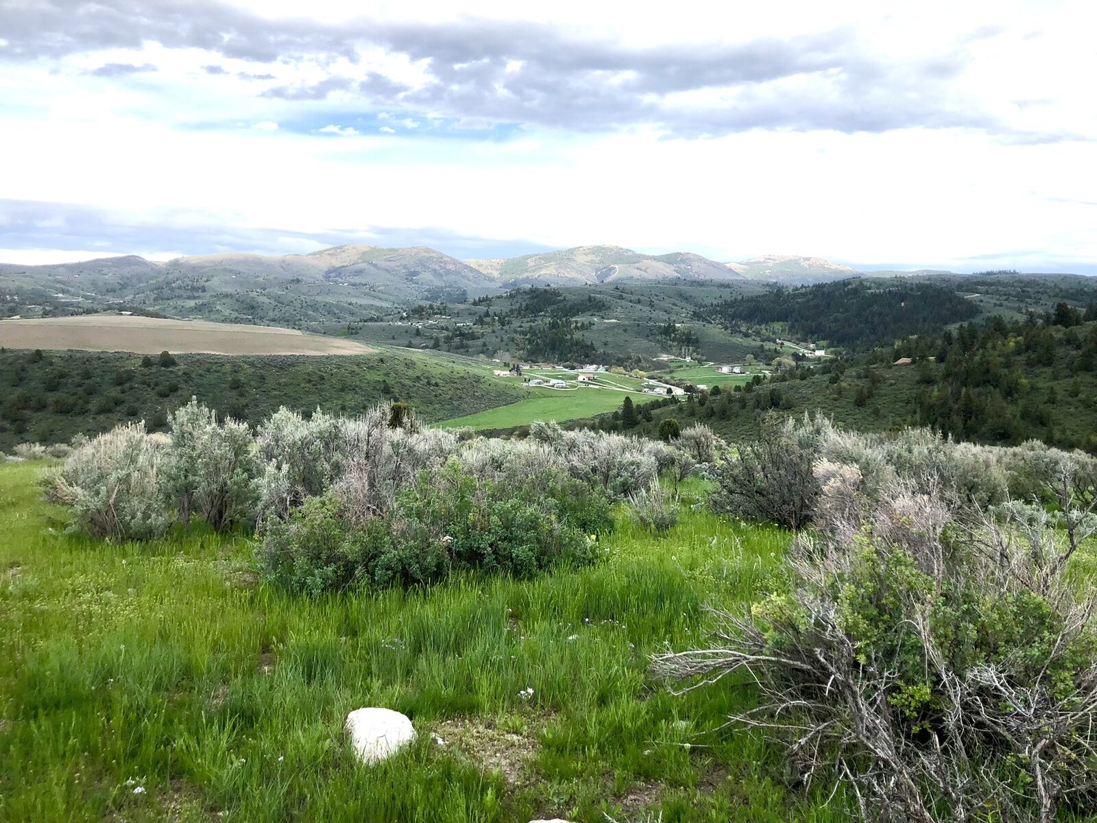 Canyon Creek Subdivision at the mouth of Smith Canyon - Lava Hot Springs, ID