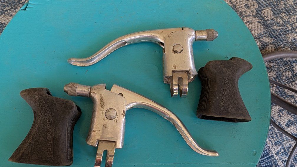 Vintage Grancompe Road Bike Brake Levers
