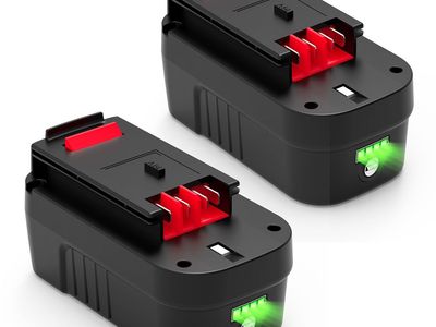 Lithium Battery Replacement for 18v Black and Decker Battery
