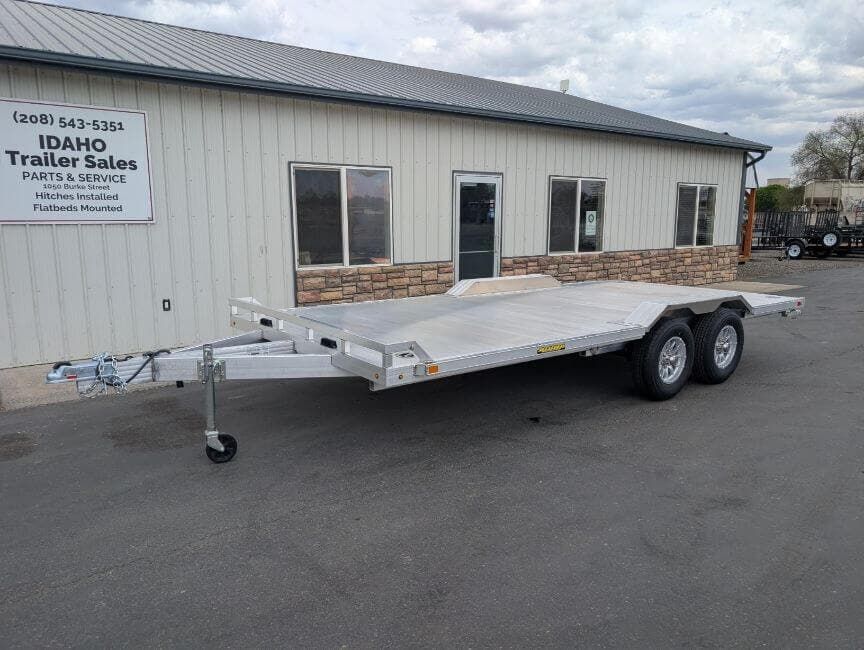 2027 Aluma WB18H-TA-EL-DOF-R-RR 101x18' Tandem Aluminum Wide Body Utility 10K