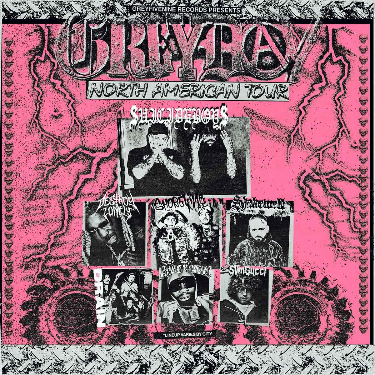 $uicideBoy$ Greyday tour 2026