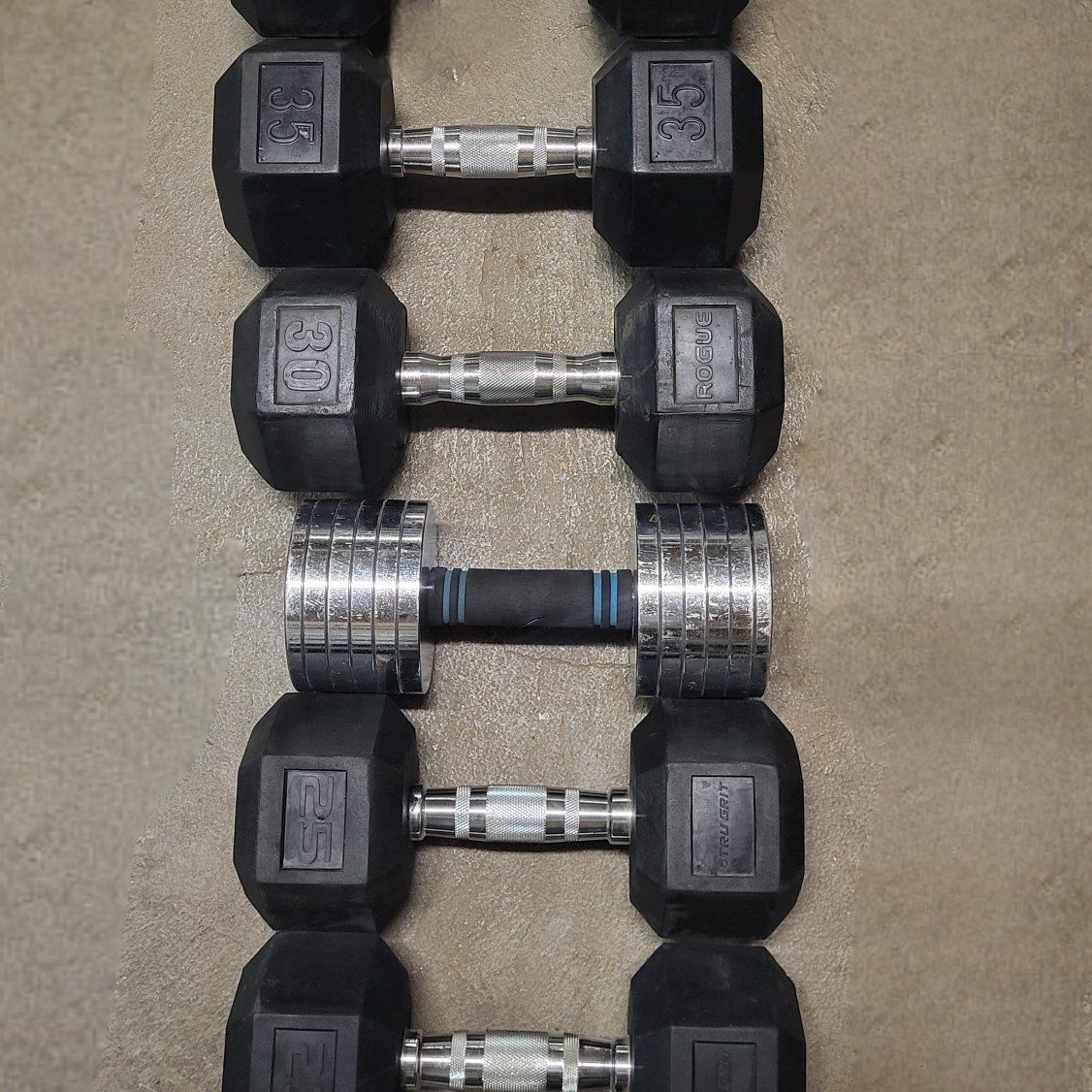 Dumbbells 180 pounds