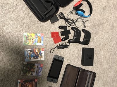 Nintendo switch, games, controllers, cases and accessories