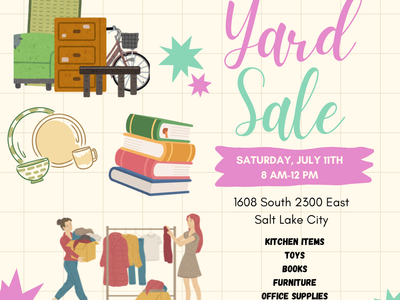 Large Yard Sale This Saturday