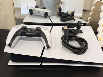 Sony PlayStation 5 PS5 Disc Version Console with Controller & Cables - Used Excellent
