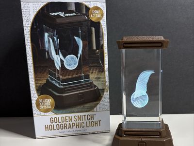 Harry Potter Golden Snitch Holographic Light