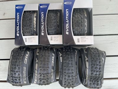 New Schwalbe 26 Inch Tubeless EVO Tires $20 each or $35 per pair