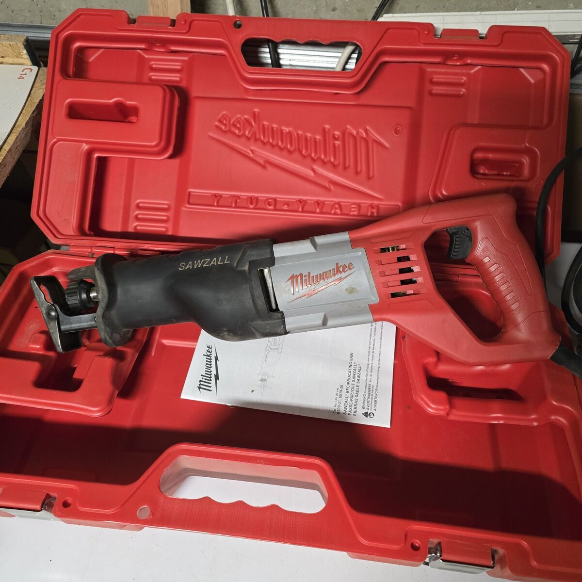 Milwaukee Sawzall reciprocating saw