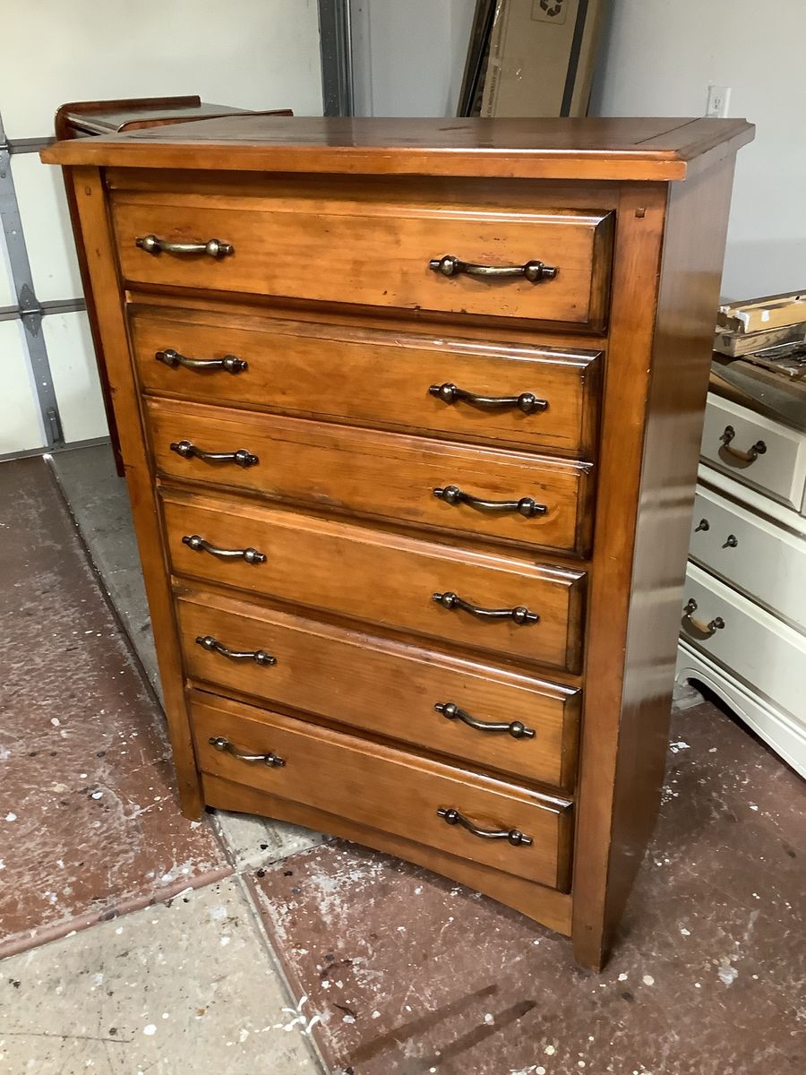 5 Drawer All Wood Dresser