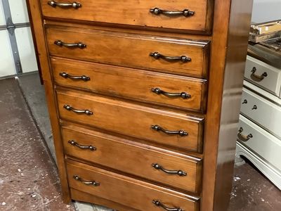 5 Drawer All Wood Dresser
