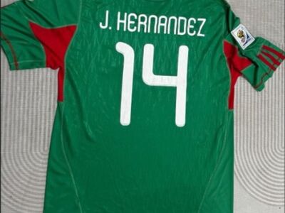 Chicharito #14 | XXL | Mexico 2010 Home Jersey