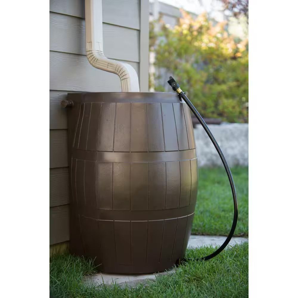 Rain Catcher 50 Gal. Brown RC 4000 Rain Barrel