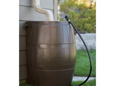 Rain Catcher 50 Gal. Brown RC 4000 Rain Barrel
