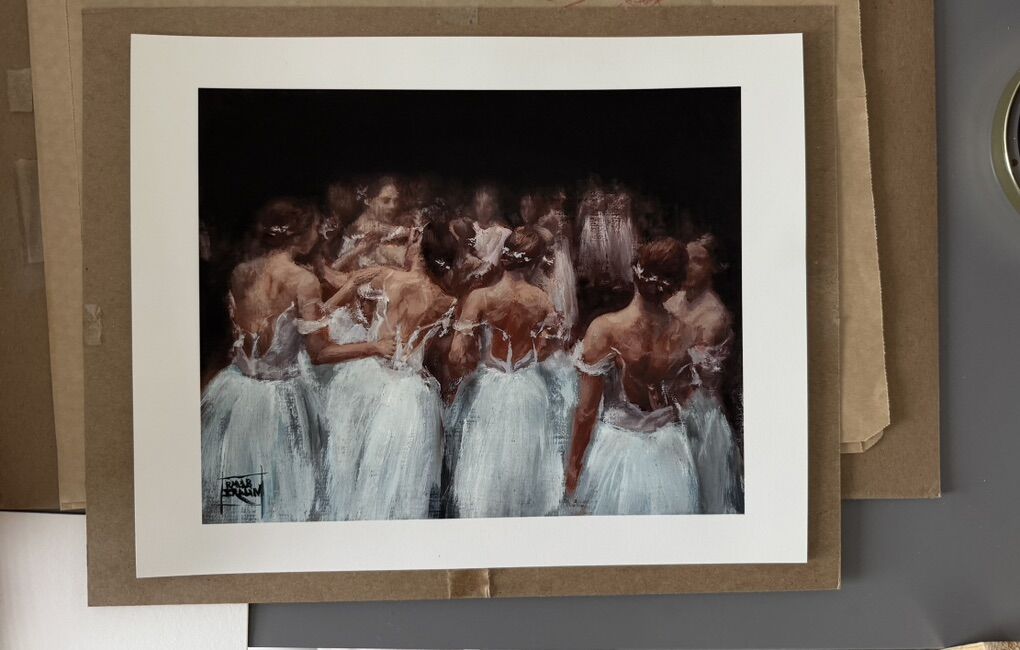 Ballerinas giclee Fine Art Print