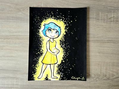 Hand drawn Joy from Inside Out