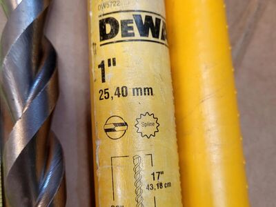 1" concrete cement bit