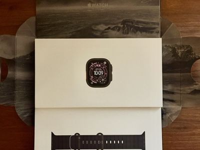 Brand New Apple Watch Ultra 3 49mm Black Black Ocean Band