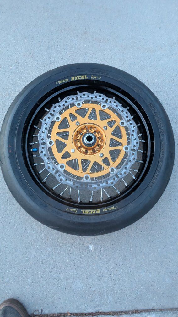 Kawasaki excel takasago rims and tires
