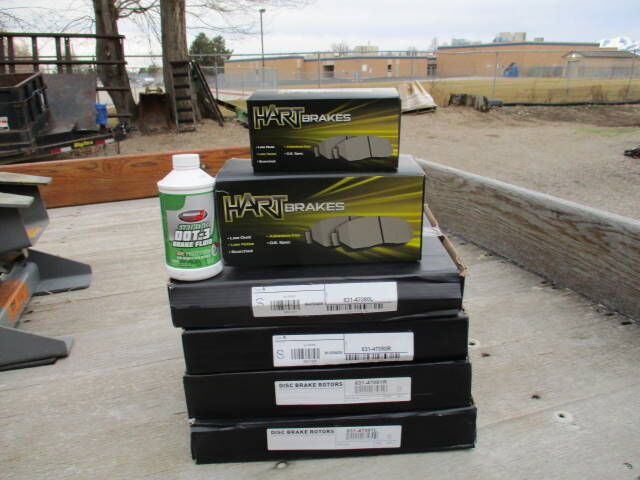 Rear Rotors and Pads