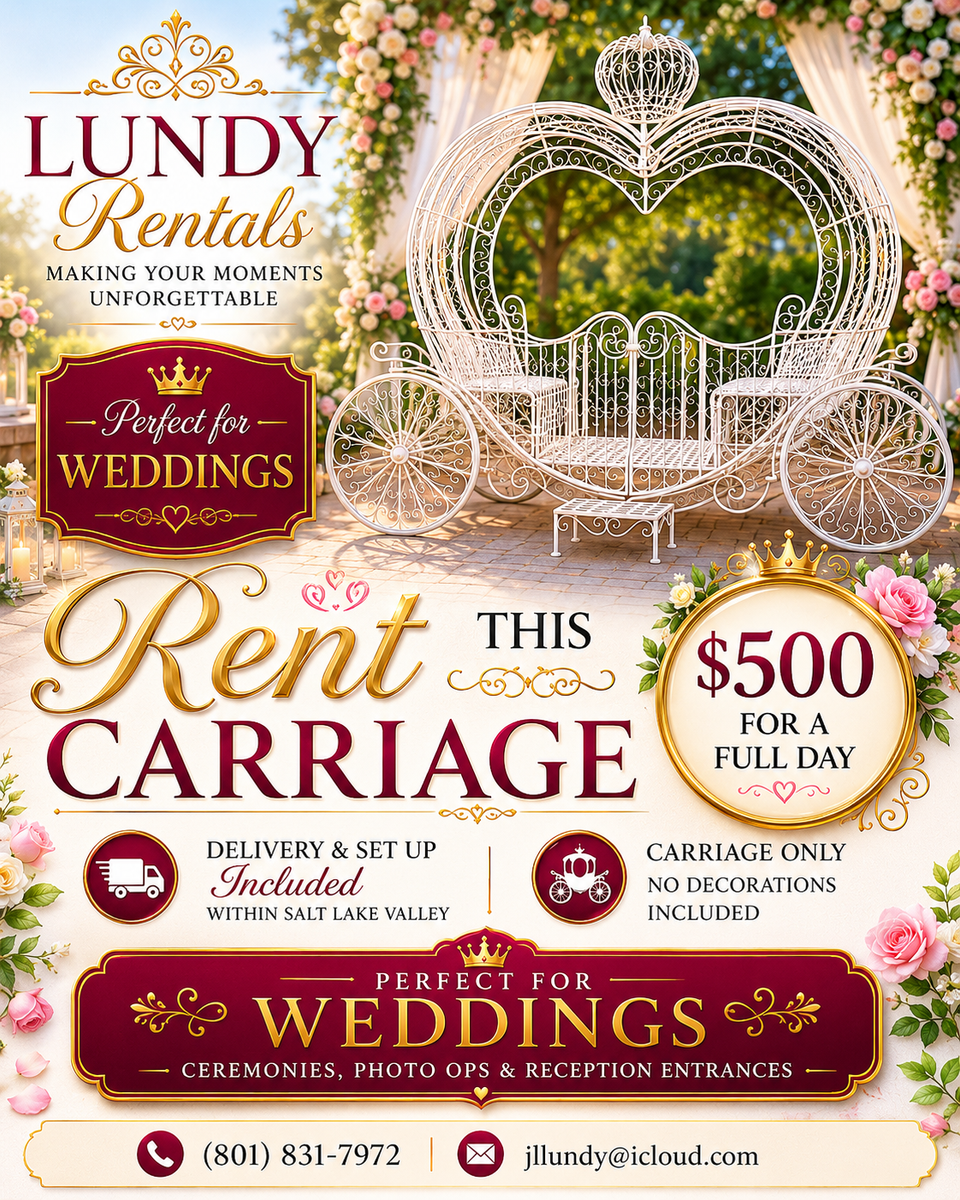 Dreams Come True Cinderella Carriage for rent