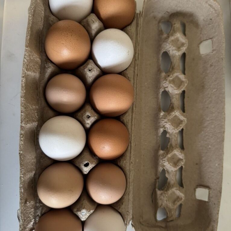 Unwashed Free Range Chicken Eggs