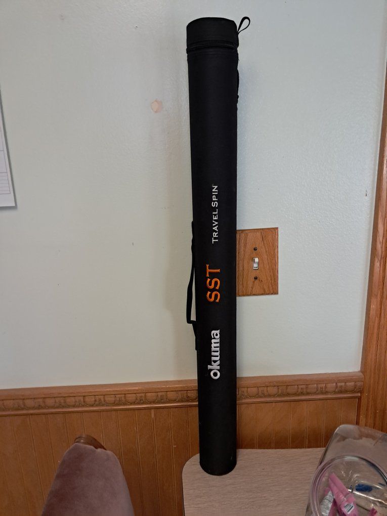 Okuma SST Travel Spin SST-S-703M/Ma 3-Piece Spinning Rod with Travel Case