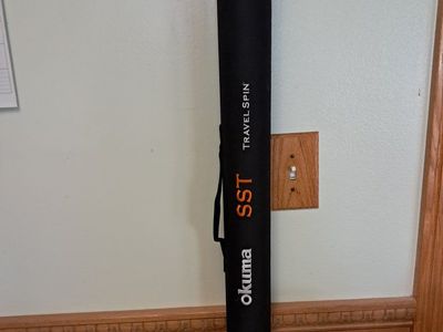 Okuma SST Travel Spin SST-S-703M/Ma 3-Piece Spinning Rod with Travel Case