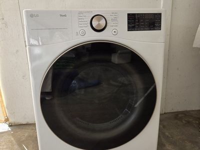 LGLarge Capacity Smart Thin Q Front Load Dryer with TurboSteam Model #DLEX4000W