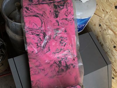 Vintage Astrodeck Dino Pads Jet Ski Traction Mat Set - Pink Marble