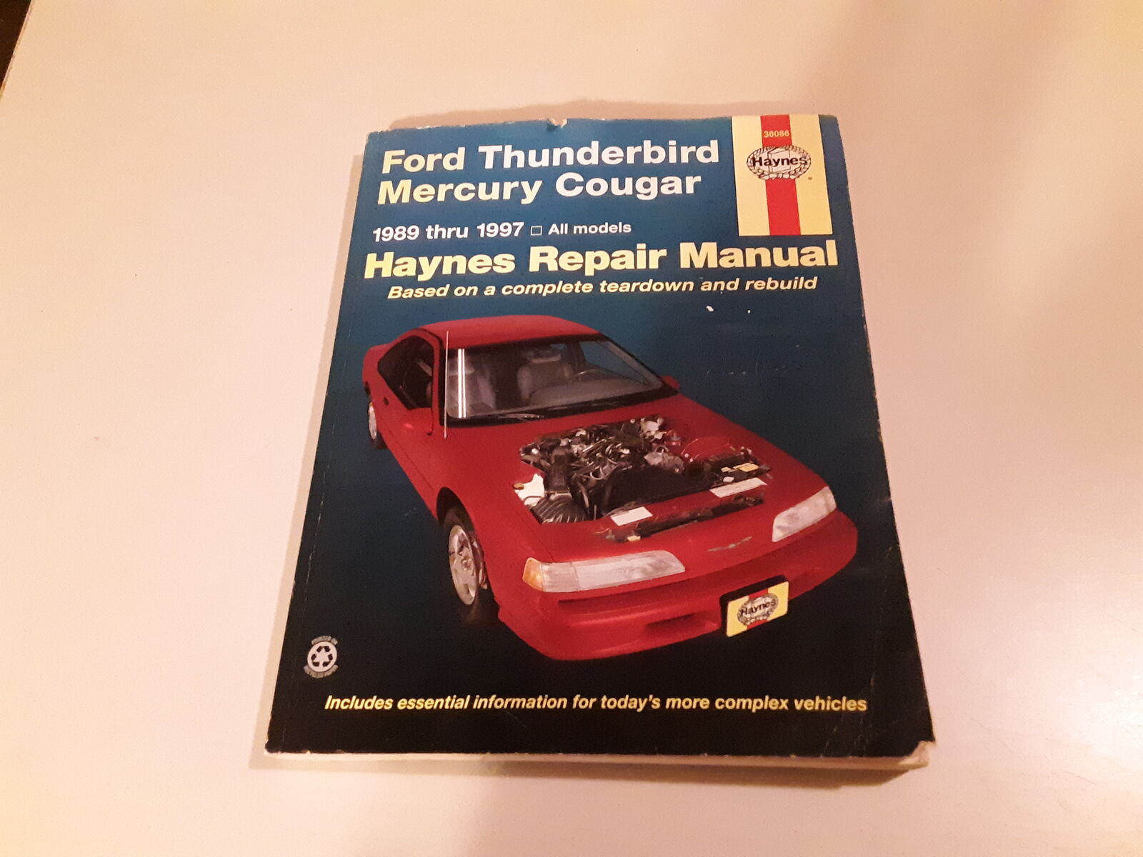 1989-1997 Ford Thunderbird Mercury Cougar Haynes Repair Manual
