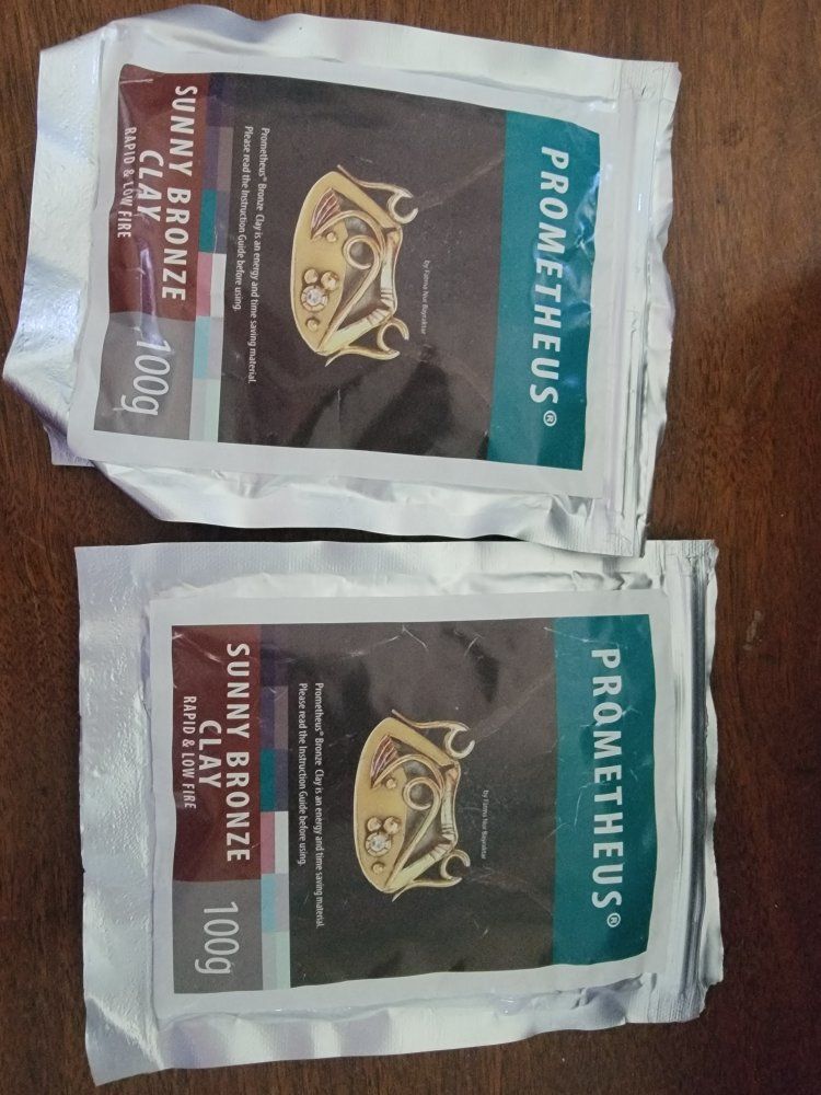 Prometheus sunny Bronze metal clay x2 100g each