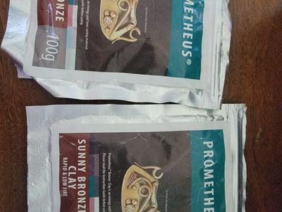 Prometheus sunny Bronze metal clay x2 100g each