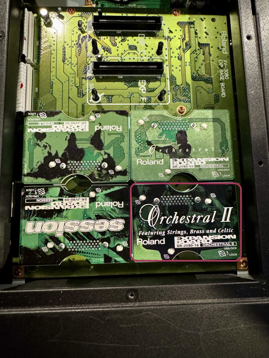 Roland SR-JV80-16 "ORCHESTRAL II" Sound Instrument Board Expansion - PERFECT