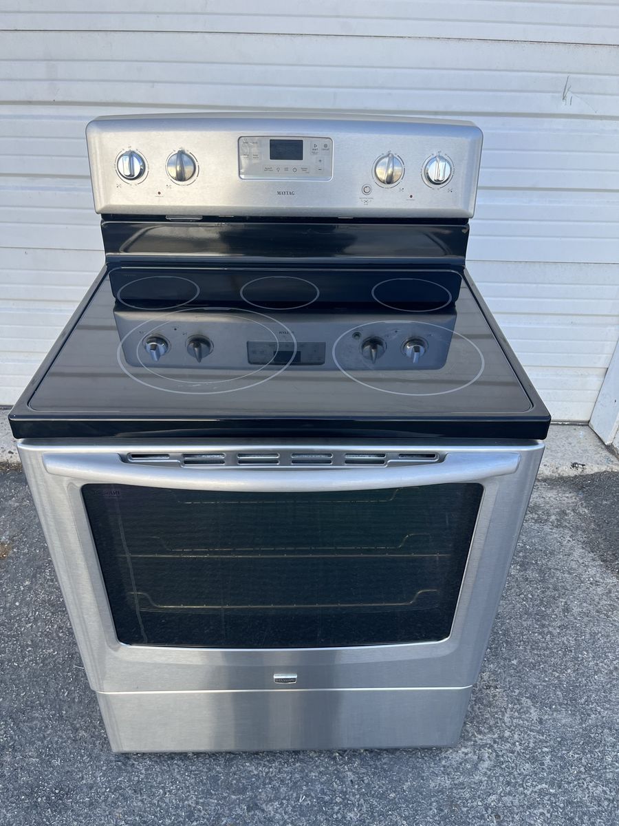 Great Maytag SS electric range,free delivery