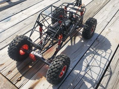 Axial Bomber style rock crawler R/C car