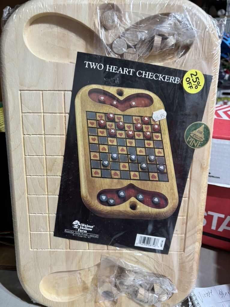 NEW Wood Checkerboard To Paint