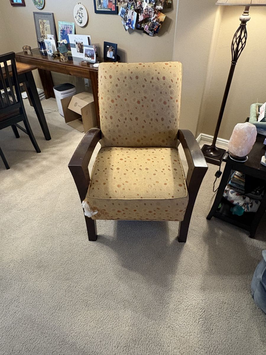 Chair for refurbishing and reupholstering