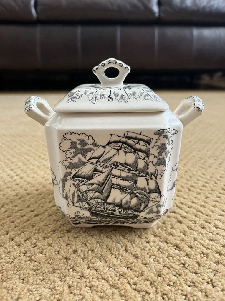 Vintage/Antique Tea Caddy-Nautical 'Mason's Cutty Sark' - Made in England